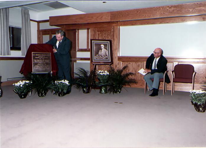 H.H. Whetzel Seminar Room dedication