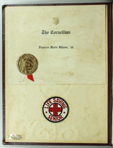 certificate in a scrapbook