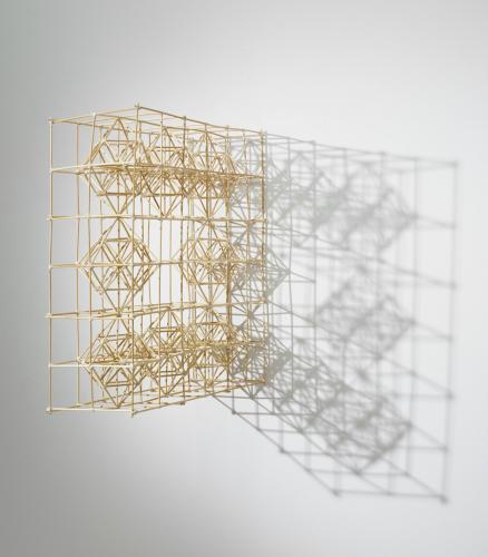 Freeman Dyson (2014), Bamboo, string, glue, and matte medium