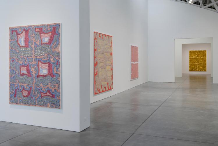 Installation view, James Siena: Painting (2019)