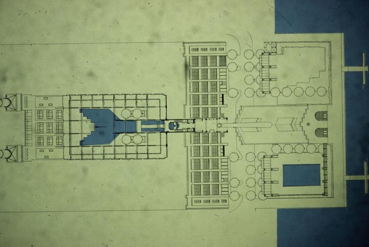 Drawn plan for Tindeco Wharf
