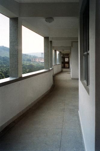 Corridor in dormitory building.